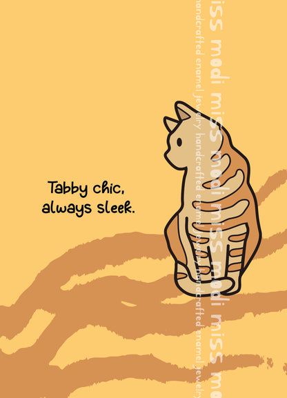 Tabby Chic Greeting Card