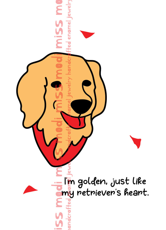 I'm Golden Greeting Card