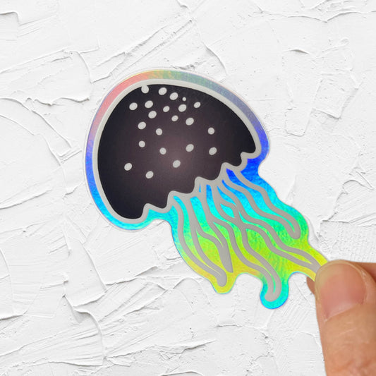 Jellyfish Holographic Stickers