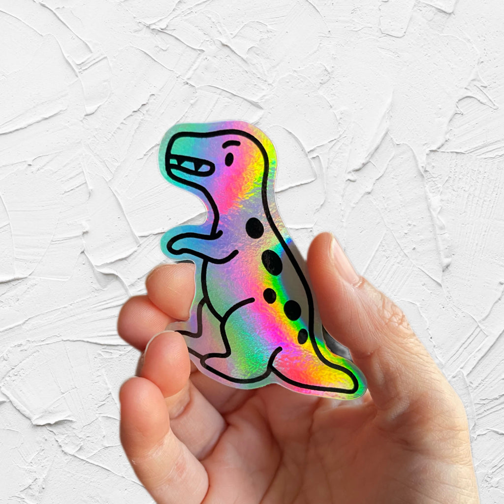 T-Rex Holographic Stickers