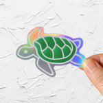 Sea Turtle Holographic Stickers
