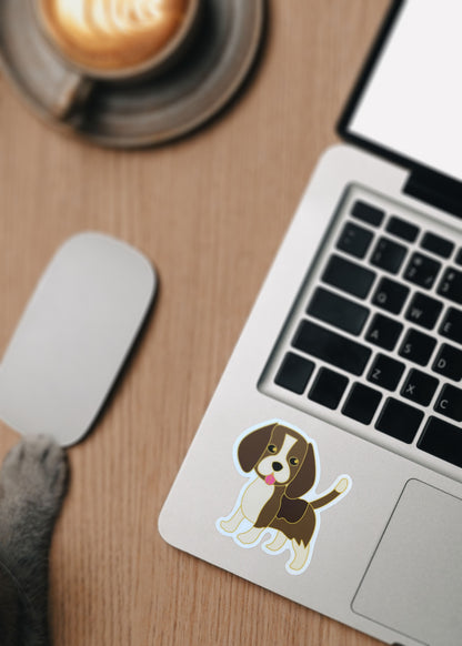 Beagle Die Cut Vinyl Sticker