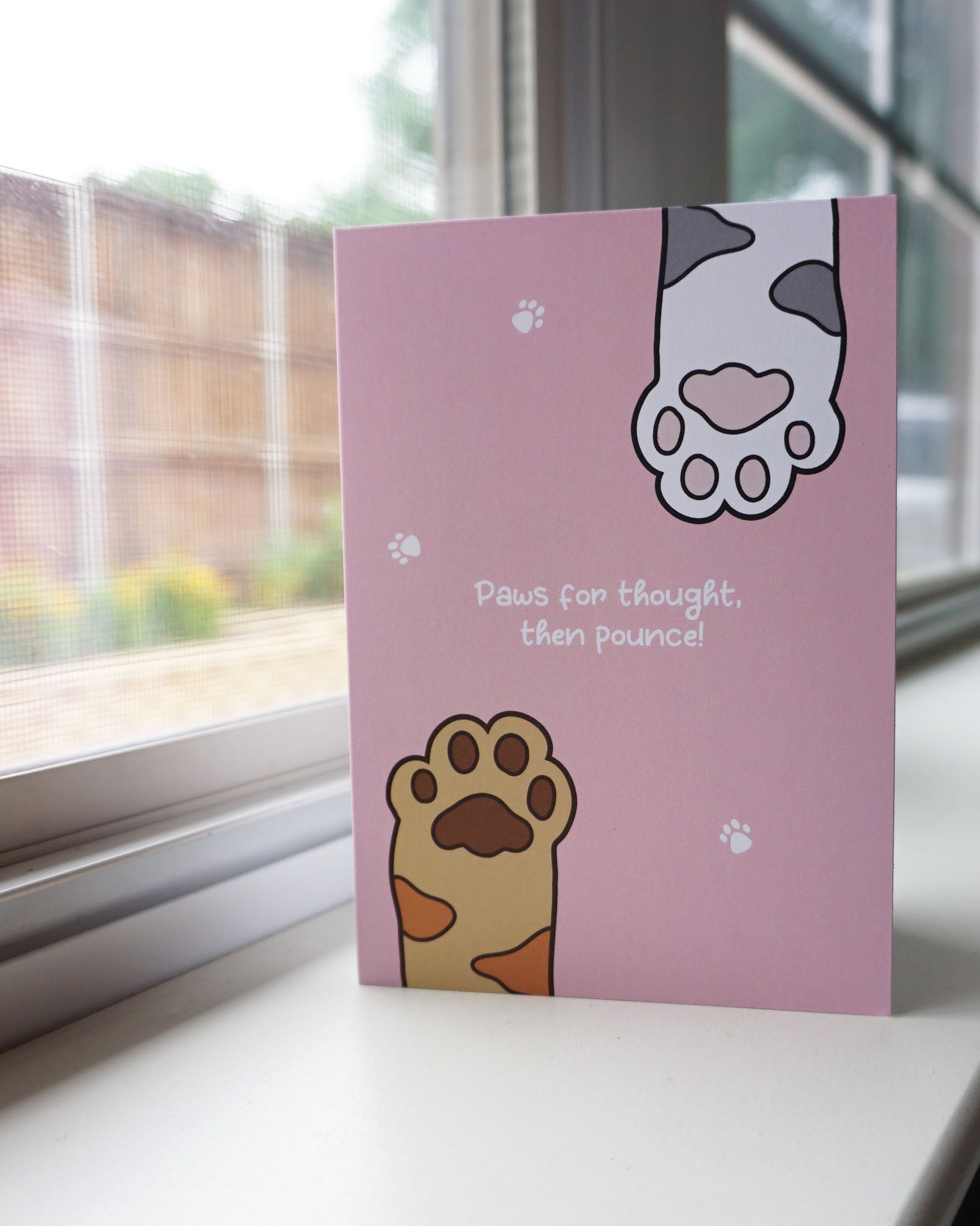 Paws For Thought Greeting Card
