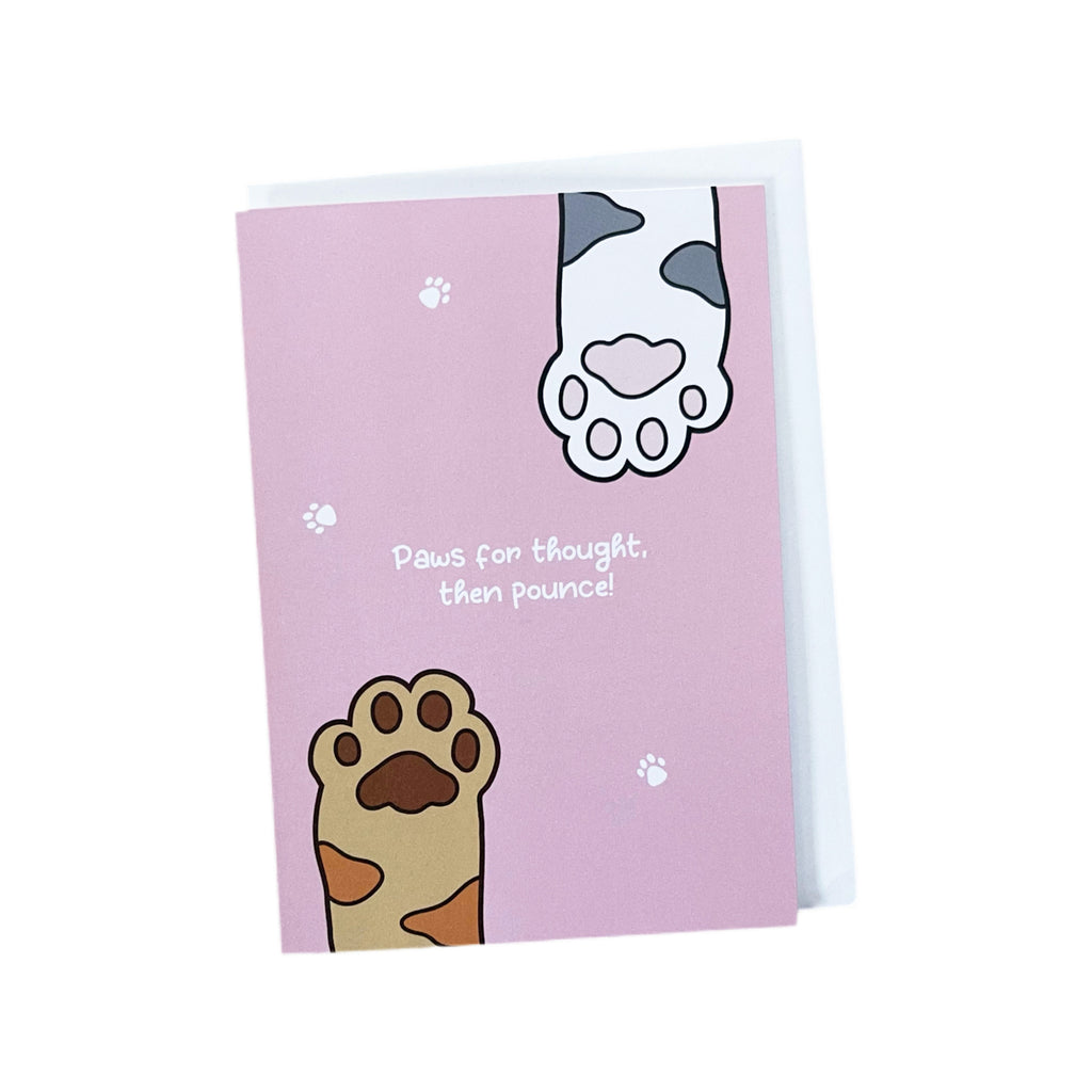 Paws For Thought Greeting Card