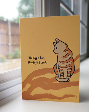 Tabby Chic Greeting Card