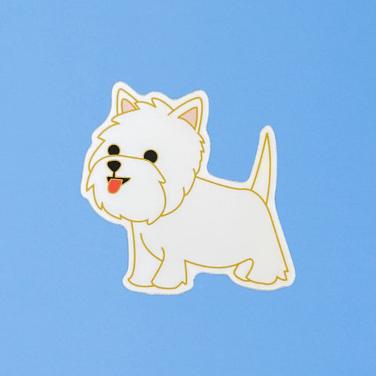 Westie Die Cut Vinyl Sticker