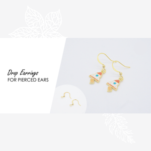 Bingtanghulu (Candied Fruit) Enamel Earrings/ Bracelet / Necklace