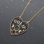 Handcrafted Mysterious Ouija Enamel Long Necklace