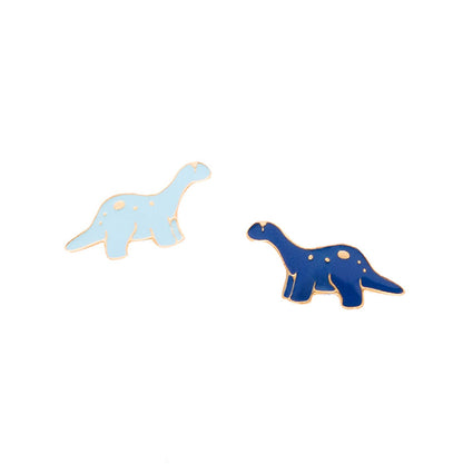 Brontosaurus Enamel Stud Earrings