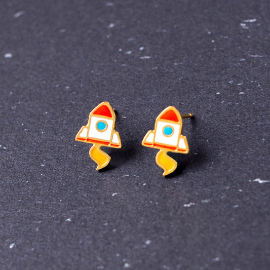 Li'l Rocket Enamel Earrings/ Bracelet/ Necklace