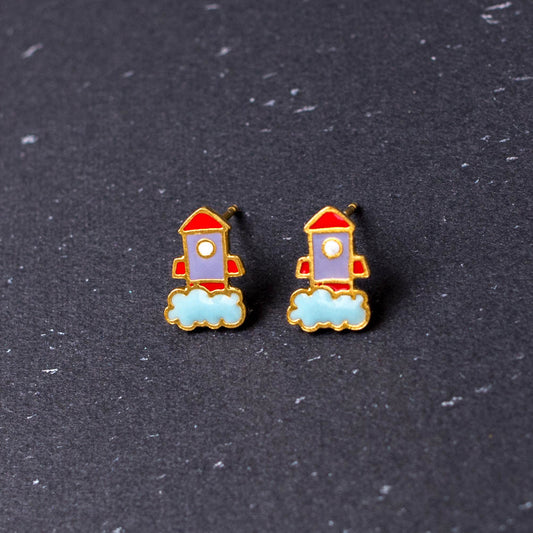 Space Shuttle Enamel Earrings/ Bracelet/ Necklace