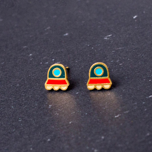 Mysterious Visitor Enamel Earrings/ Bracelet/ Necklace