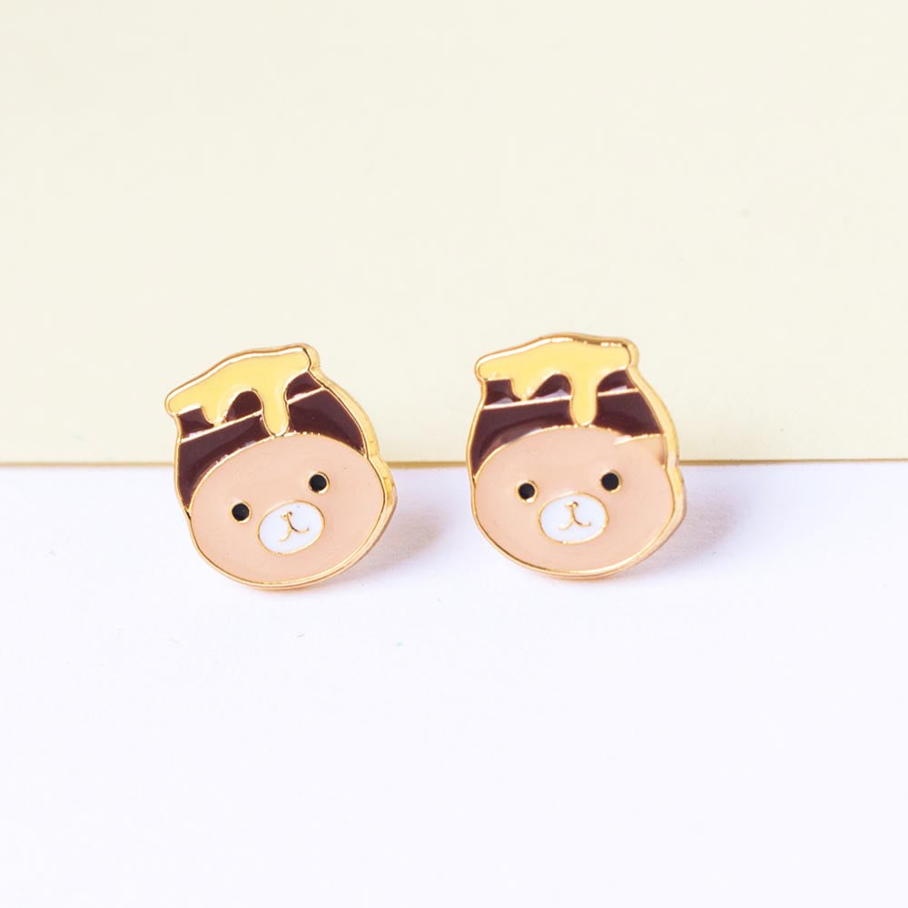 Honey Bear Enamel Earrings/ Bracelet/ Necklace