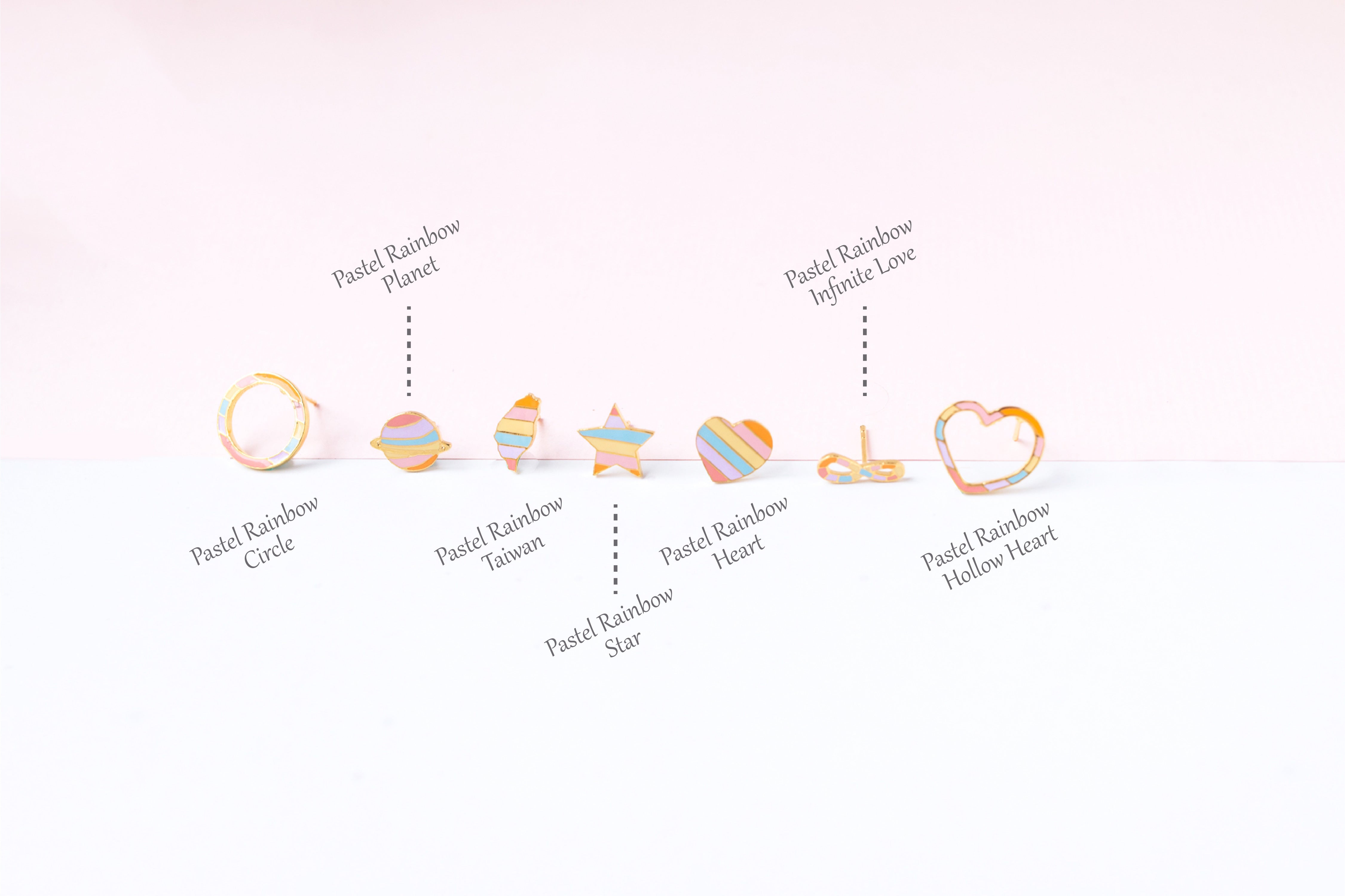 "LOVE is LOVE" 3 Pendants Enamel Bracelet