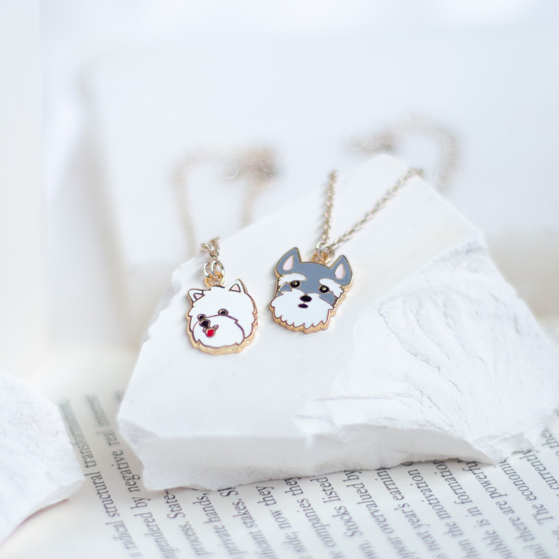 Westie Enamel Earrings/ Bracelet/ Necklace