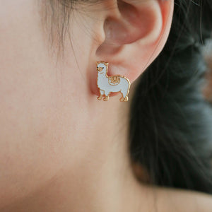 Alpaca Enamel Earrings/ Bracelet/ Necklace