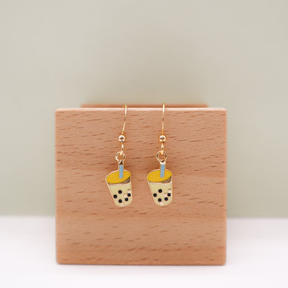 Bubble Tea Enamel Earrings/ Bracelet/ Necklace