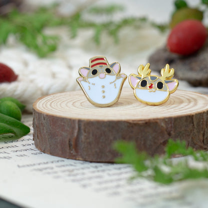 Xmas Sugar Glider Enamel Earrings/ Bracelet/ Necklace