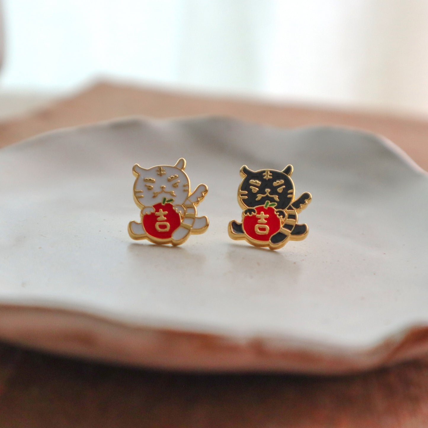 Tiger Lord Enamel Earrings/ Bracelet/ Necklace | Miss Modi