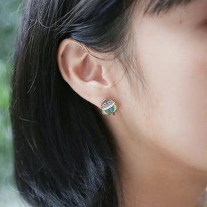 Sun Conure Enamel Stud Earrings/ Bracelet/ Necklace