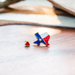 Great State Flag of Texas Enamel Earrings/ Bracelet/ Necklace