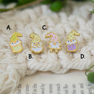 NEW! Santa, You Gnome Him Enamel Earrings/ Bracelet/ Necklace [Pastel Series]