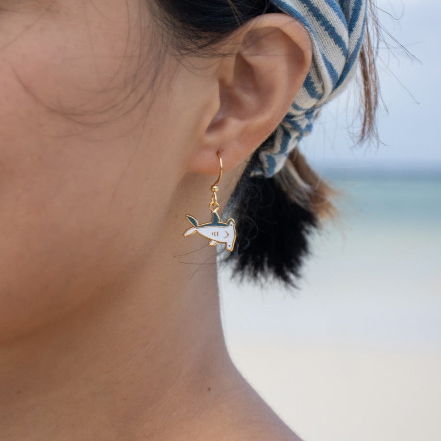 Hammerhead Shark Enamel Earrings/ Bracelet/ Necklace